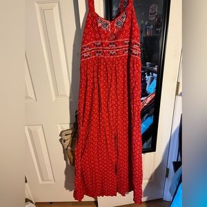 Xhiliratoon Red Maxi Dress